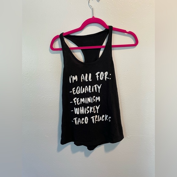 Women’s Taco Feminism Whiskey Equality Tank Top - Picture 9 of 9